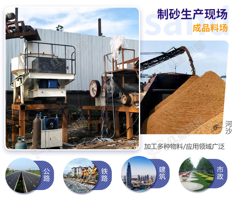 制砂生產(chǎn)線成品質(zhì)量高、效益高