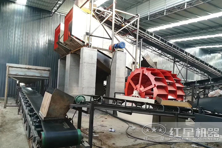 洗砂機、輸送機